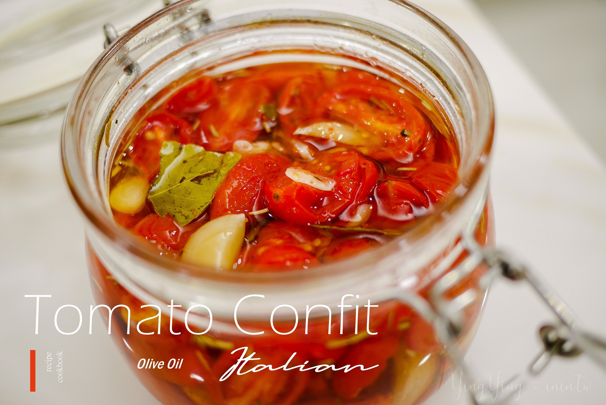 食譜料理 | 油漬番茄(油封番茄)Tomato Confit~氣炸烤箱食譜