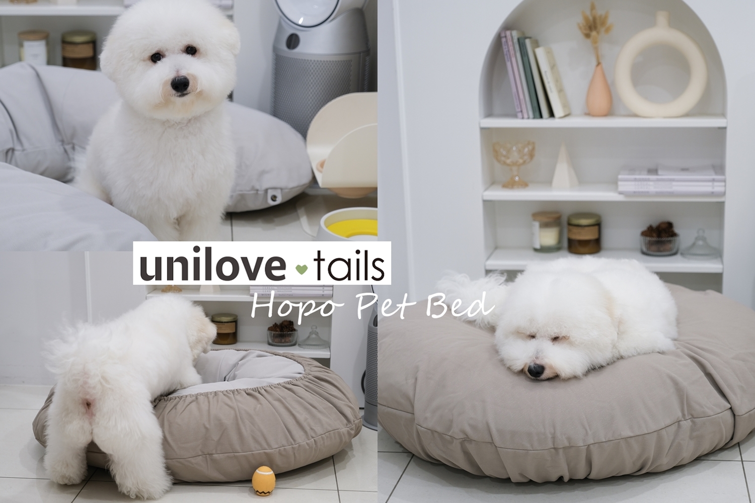 Unilove.tails英國 Hopo滾滾睡寵物床~超強3合1多功能寵物坐墊